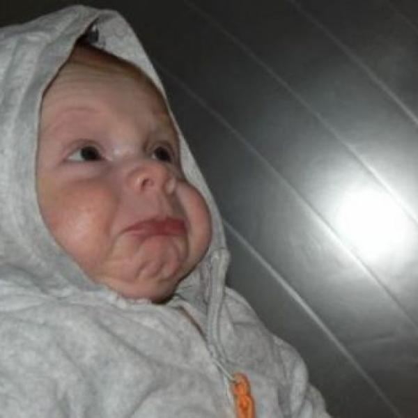 Náš první klouček.