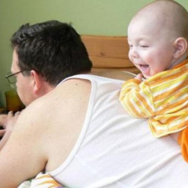 Náš první klouček.