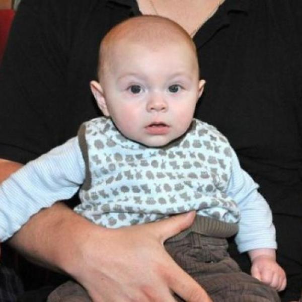 Náš první klouček.