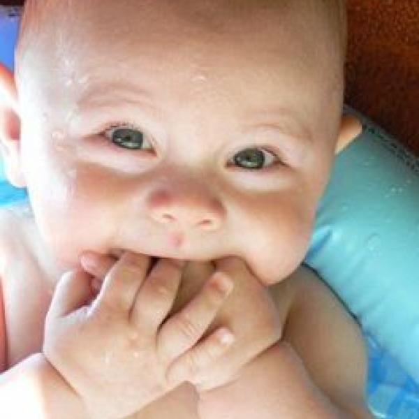 Náš první klouček.