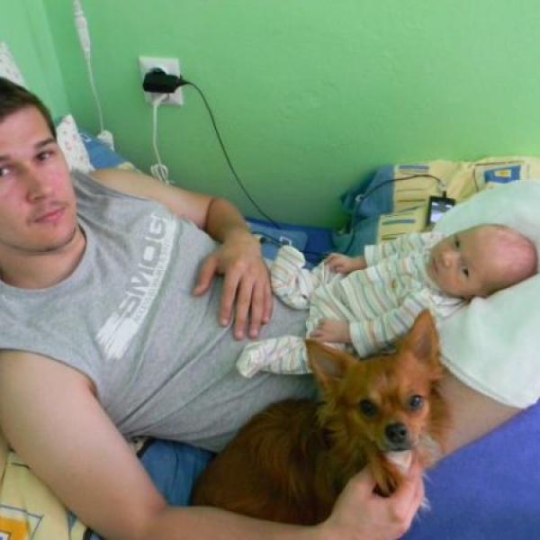 Patriček má dnes 4 týdny :)