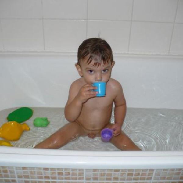 Včerejší koupání