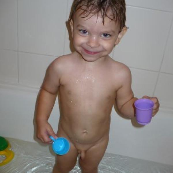 Včerejší koupání