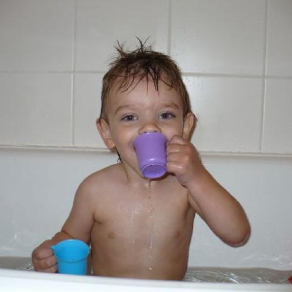 Včerejší koupání