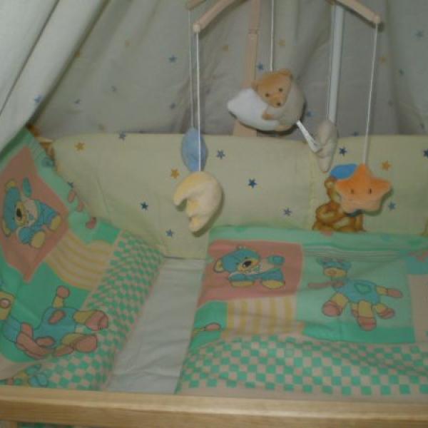 JEN NA OKO JAK BY MĚLA VYPADAT POSTÝLKA A KOČÁREK AŽ SE BUDEME STĚHOVAT.... 