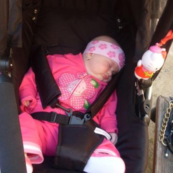 Nové fotky Nellinky &amp; nového kočárku!:-)