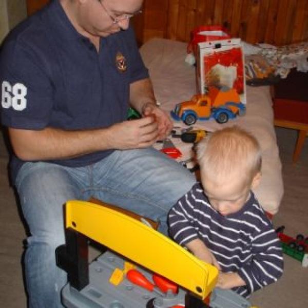 Přemíkovi 3. vánoce + sáňky