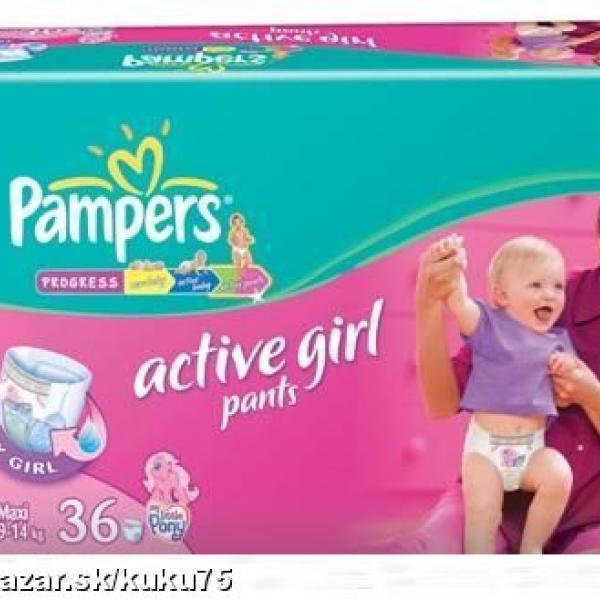 plenky PAMPERS ACTIVE BABY 3 A ACTIVE GIRL 4