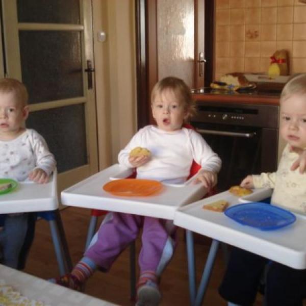 Trojčátka měla 2 roky !!! 