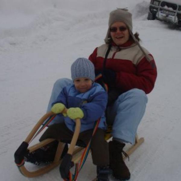 Přemíkovi 3. vánoce + sáňky