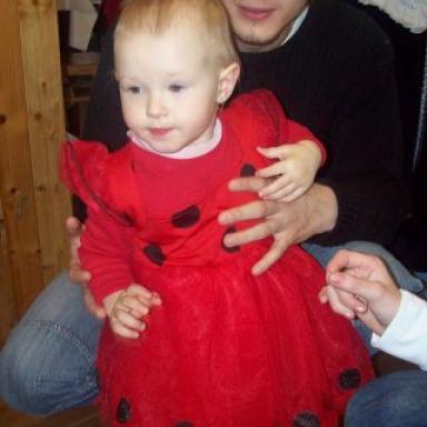Natálka beruškou :-) Náš 1.Karneval