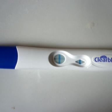 Náš poslední těhu testík =)