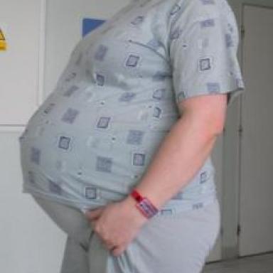 Dvojčecí bříško - před a po porodem ;-)