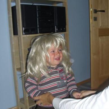 Mariánek jako holčička