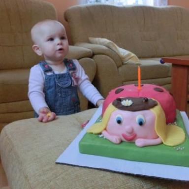 Terezka už taky oslavila 1. narozeniny