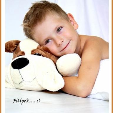 Můj 6.letý Filípek zlatíčko :-)