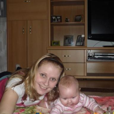 Terezka s maminkou