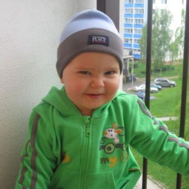 Luky a jeho odřené čelíčko 