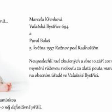 prosím o názor - fotka malé na oznámení